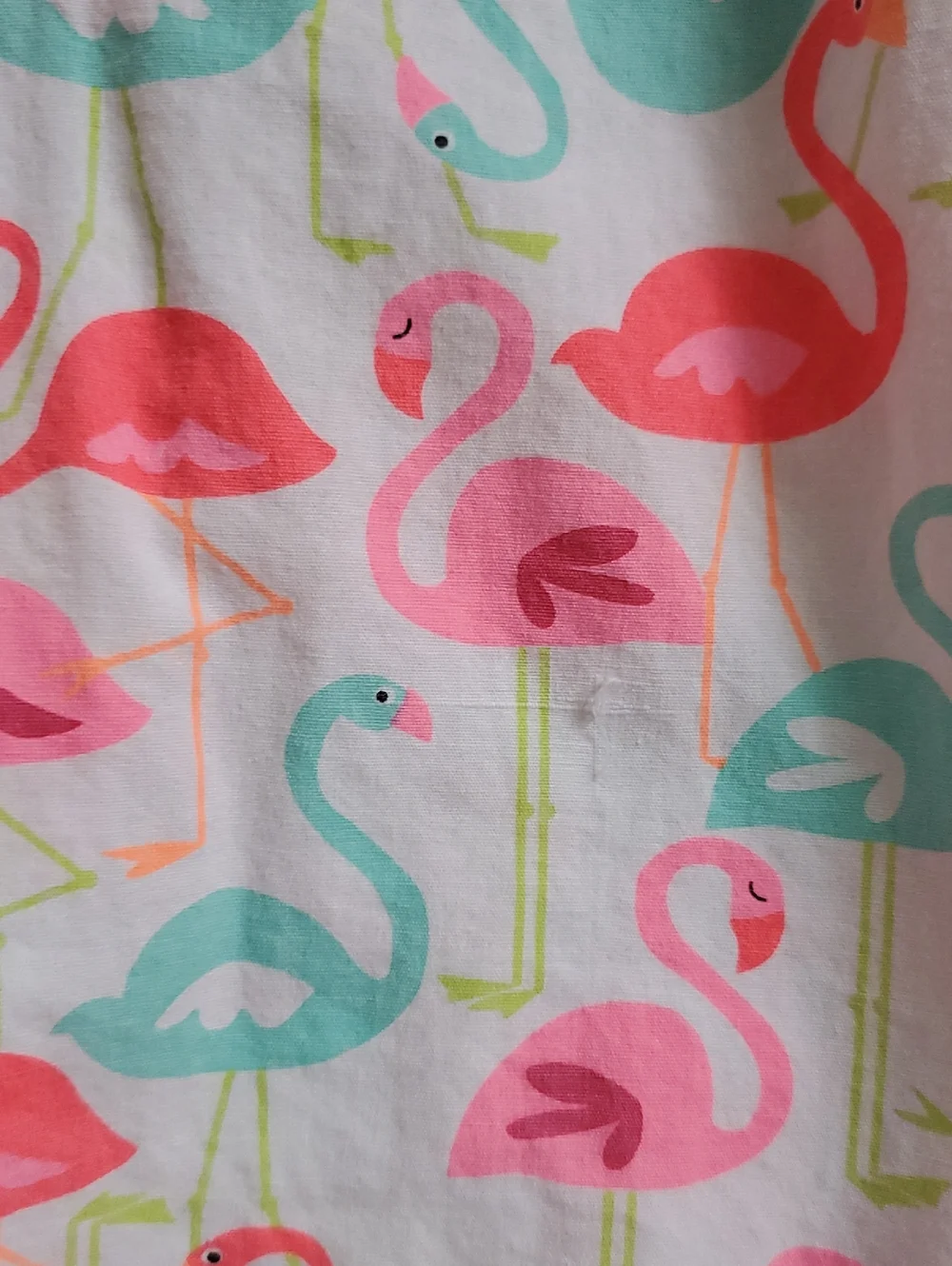 Mud Pie Toddler Girls Flamingo Swim Cover-up Tunic Dress Pom Pom Sz3T